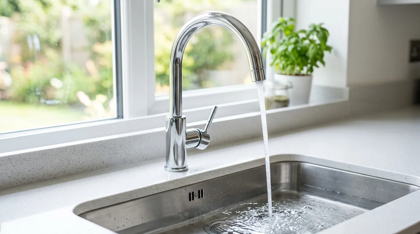 Local Plumbing Master Pros same day plumber fixing a faucet in Riverdale, UT